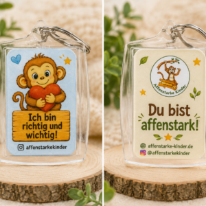 Schlüsselanhänger „Ich bin richtig und wichtig!“