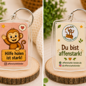 Schlüsselanhänger „Hilfe holen ist stark!“